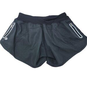 Lululemon Women's Running Workout‎ Shorts Liner 26" Waist Black